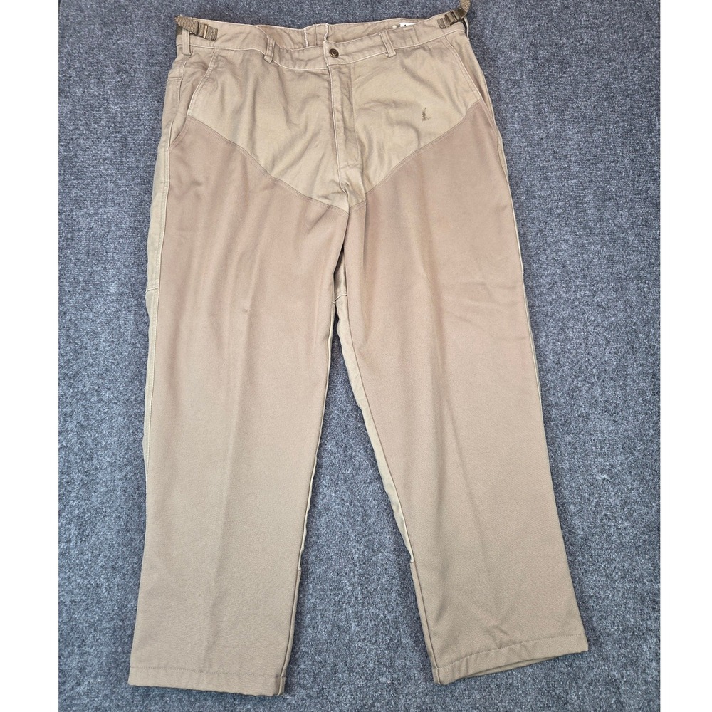 Columbia Sportswear Brush Pants Mens 42x30 Tan Canvas Upland Hunting HM8560